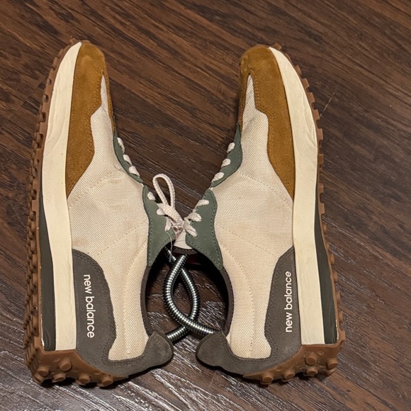 New Balance Men's Tan and Green Sneakers - Picture 10 of 12